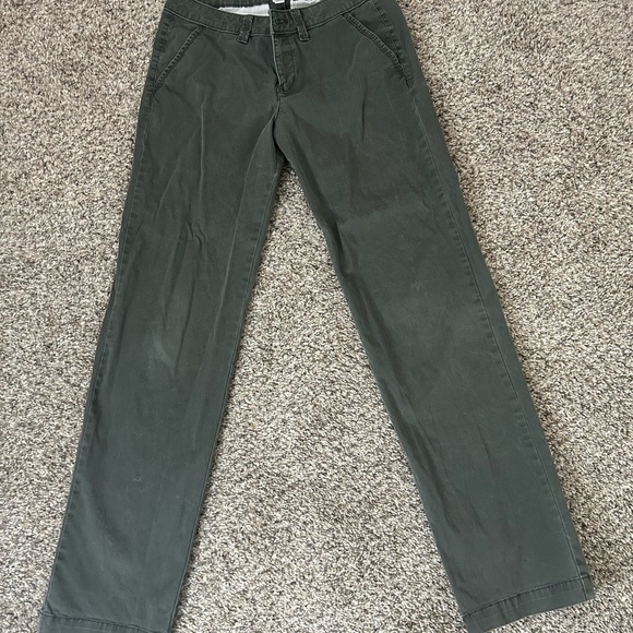 Sonoma Pants - Sonoma Life & Style Straight Mid Rise Olive Green Pants Size 4